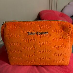 Orange juicy travel make up bag new